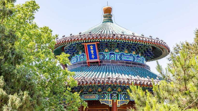 Beijing：Jingshan Park (Palace Museum Garden) Ticket - Jingshan Park’s View: the Forbidden City’s skyline from above